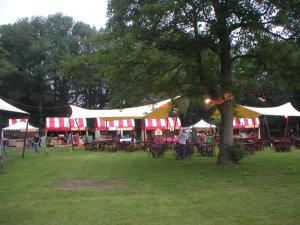 Baldakijnen cateringtentjes